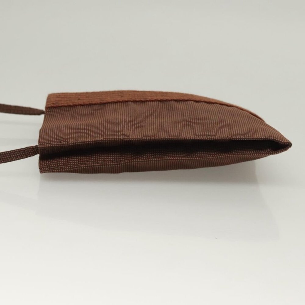 Authentic HERMES Her Line Shoulder Bag Canvas Brown - Picture 11 of 16